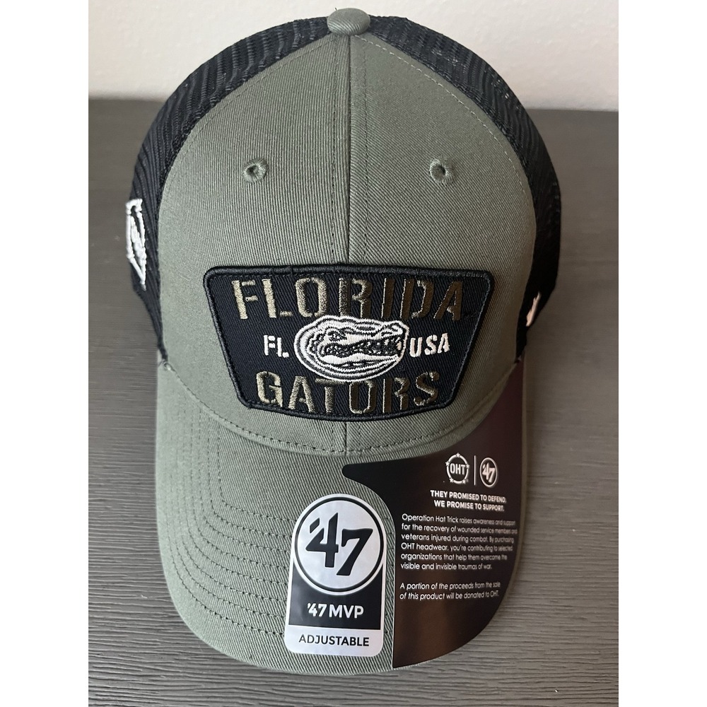 Florida Gators OHT '47 MVP Hat Mens One Size Snapback‎ Baseball Cap Mesh NCAA